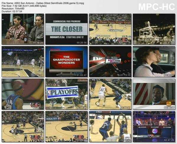 17.may 2006	San Antonio - Dallas (West Semifinals 2006,game 5)   98-97