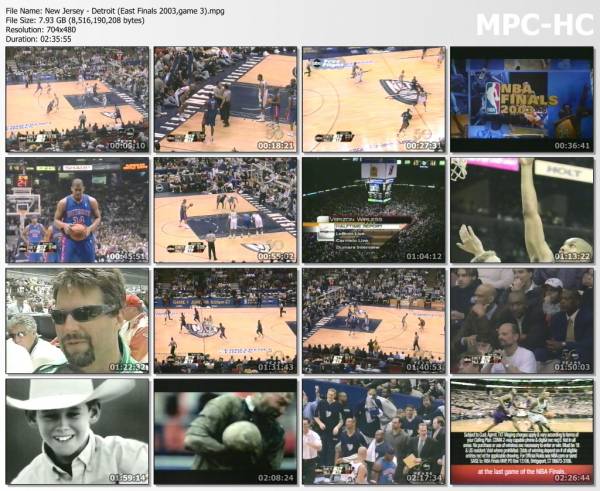 22.may 2003	New Jersey - Detroit (East Finals 2003,game 3)   97-85