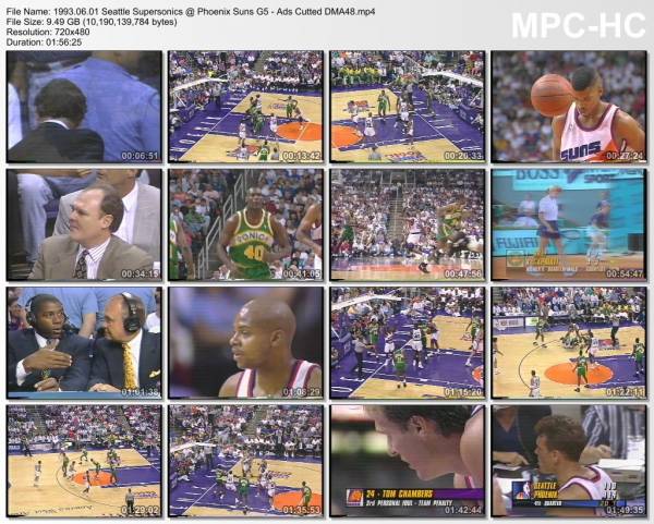 1.jun 1993	Phoenix - Seattle (West Finals 1993,game 5)   120-114