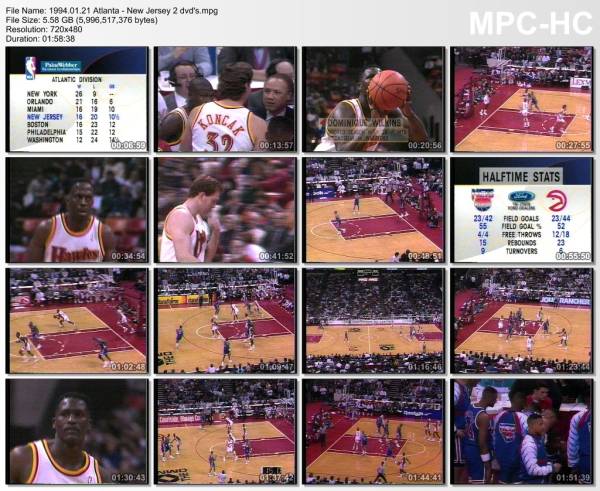 21.january 1994	Atlanta - New Jersey   111-113 (OT)