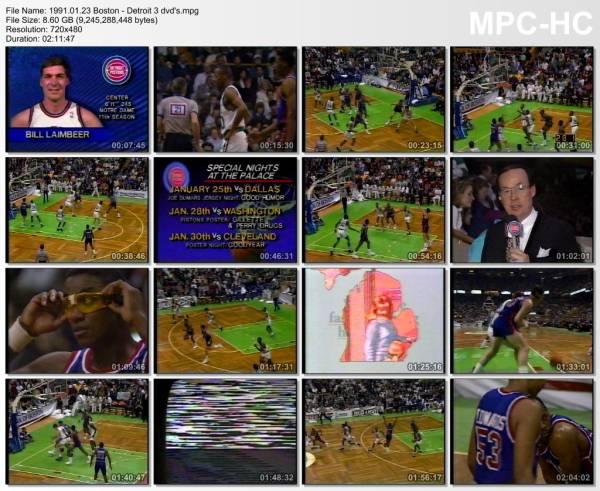 23.january 1991	Boston - Detroit   111-94