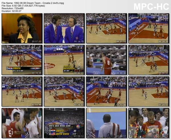 8.avgust 1992	Dream Team - Croatia (Olympic games in Barcelona,finals)   117-85