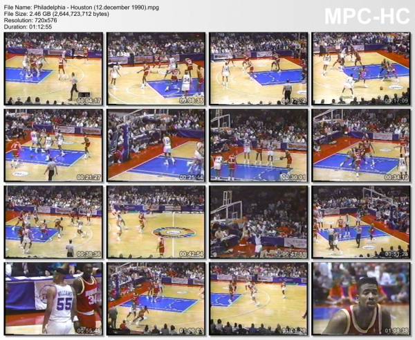 12.december 1990	Philadelphia - Houston 100-108