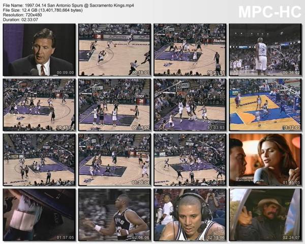 14.april 1997	Sacramento - San Antonio   120-106