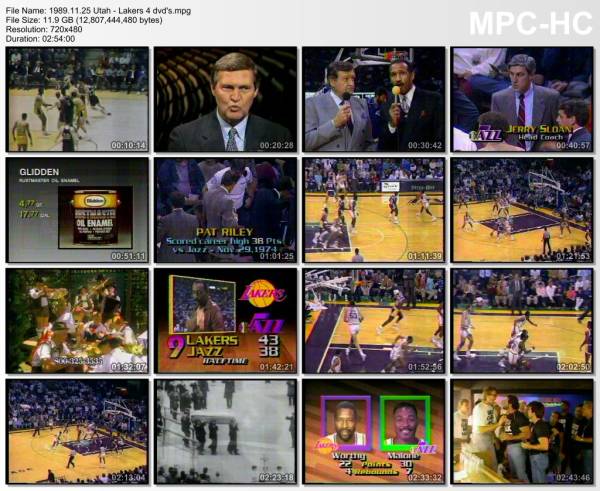 25.november 1989	Utah - Lakers   86-92