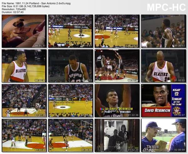 24.november 1991	Portland - San Antonio   116-112