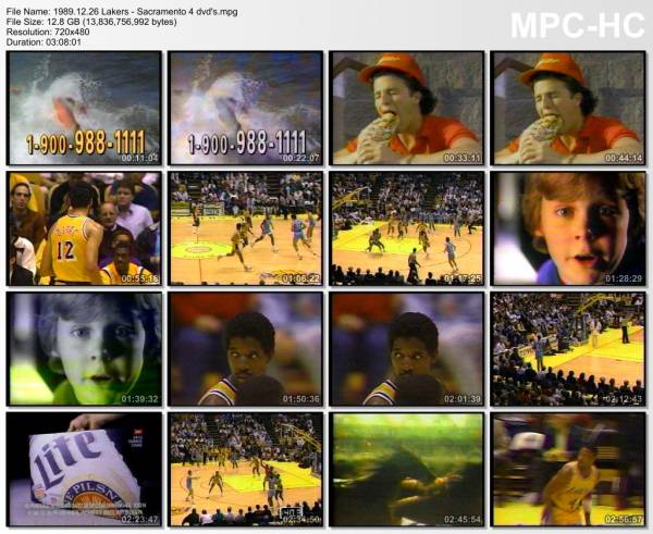 26.december 1989	Lakers - Sacramento   104-102