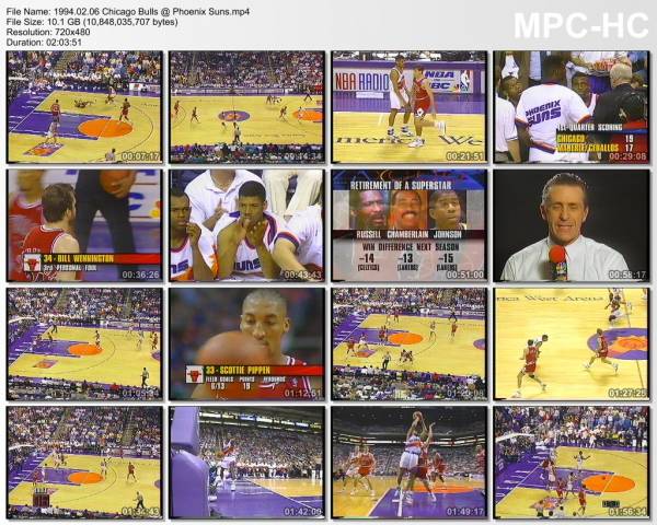6.february 1994	Phoenix - Chicago   89-88