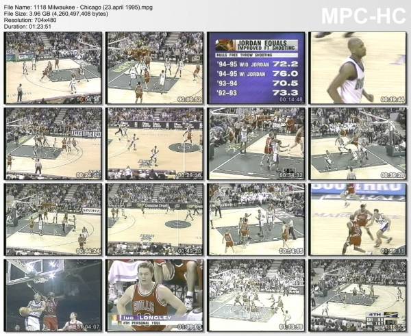 23.april 1995	Milwaukee - Chicago   104-100