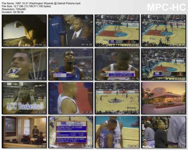 31.october 1997	Detroit - Washington   92 :79