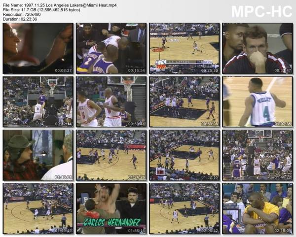 25.november 1997	Miami - Lakers   103-86