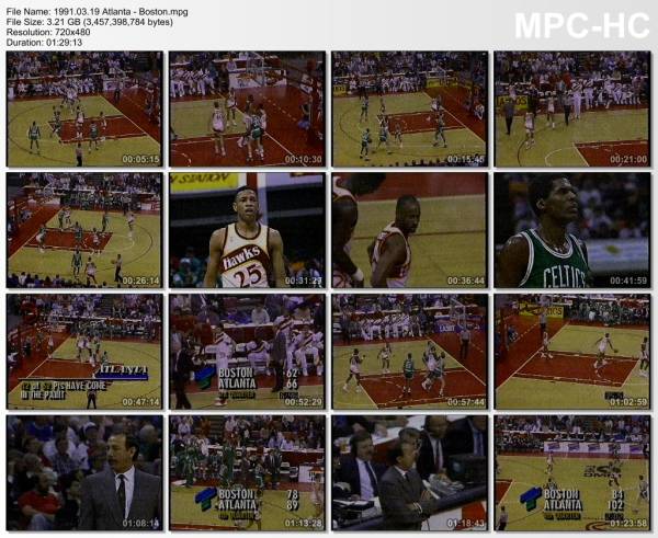 19.march 1991	Atlanta - Boston   104-92