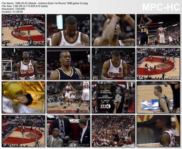2.may 1996	Atlanta - Indiana (East 1st Round 1996,game 4)   75-83