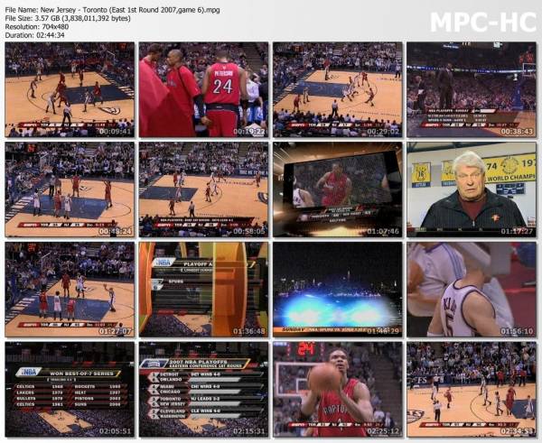 4.may 2007	New Jersey - Toronto (East 1st Round 2007,game 6)   98-97