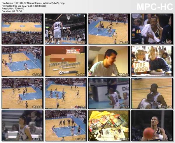 7.february 1991	San Antonio - Indiana   118-108