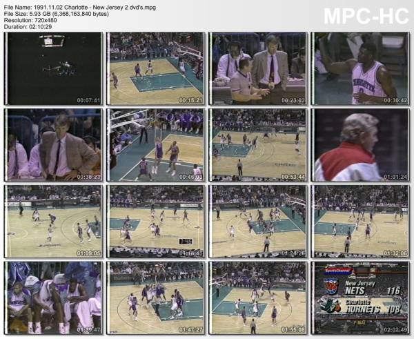 2.november 1991	Charlotte - New Jersey   108-116