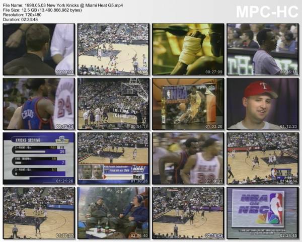 3.may 1998	Miami - New York (East 1st Round 1998,game 5)   81-98