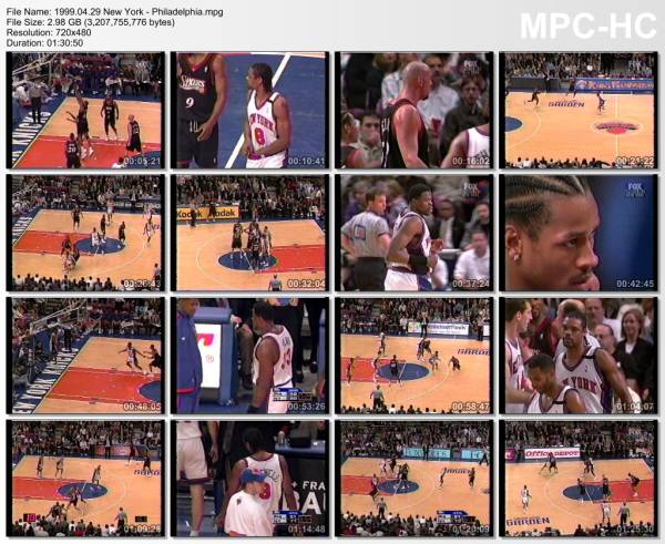 29.april 1999	New York - Philadelphia   85-70