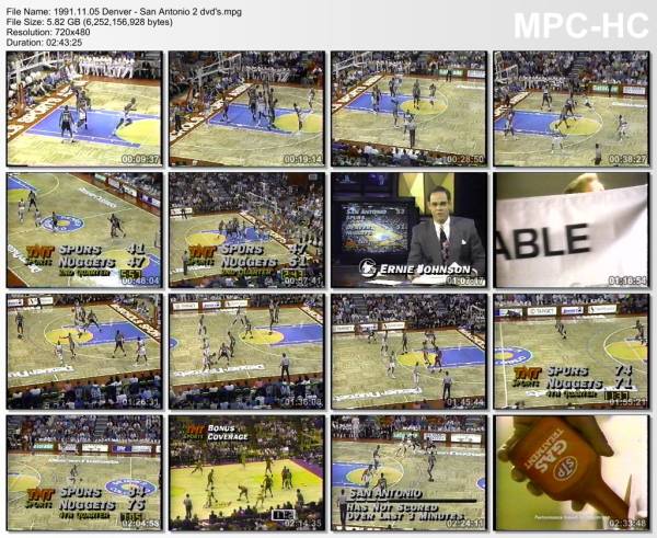 5.november 1991	Denver - San Antonio   97-96