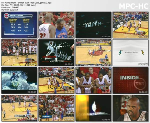 23.may 2005	Miami - Detroit (East Finals 2005,game 1)   81-90