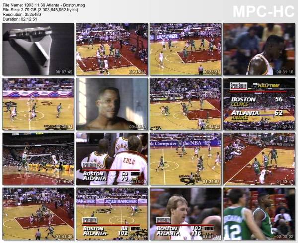 30.november 1993	Atlanta - Boston   122-114