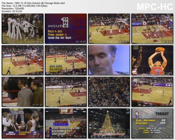 18.december 1993	Chicago - San Antonio   102-90