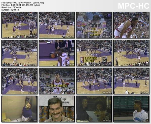 1.december 1990	Phoenix - Lakers   98-108