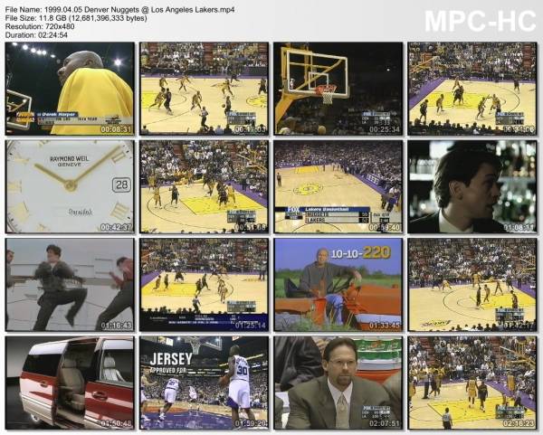 5.april 1999	Lakers - Denver   117-104