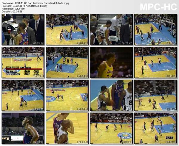 8.november 1991	San Antonio - Cleveland   107-101 (OT)