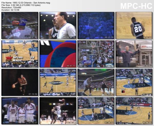 3.december 1993	Orlando - San Antonio   84-94