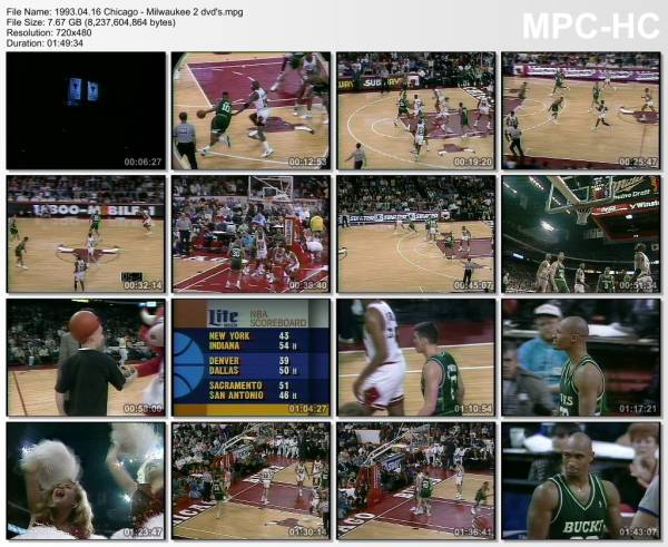 16.april 1993	Chicago - Milwaukee   119-105