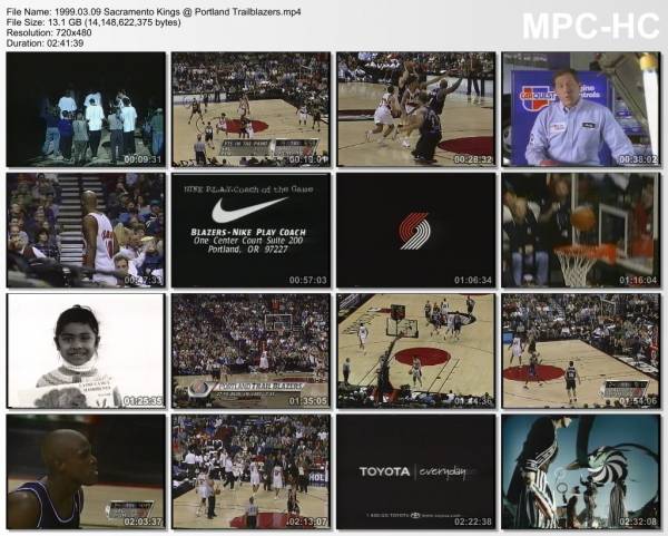 9.march 1999	Portland - Sacramento   103-98