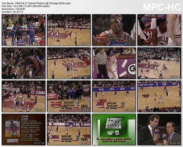 1.april 1994	Chicago - Detroit   102-95