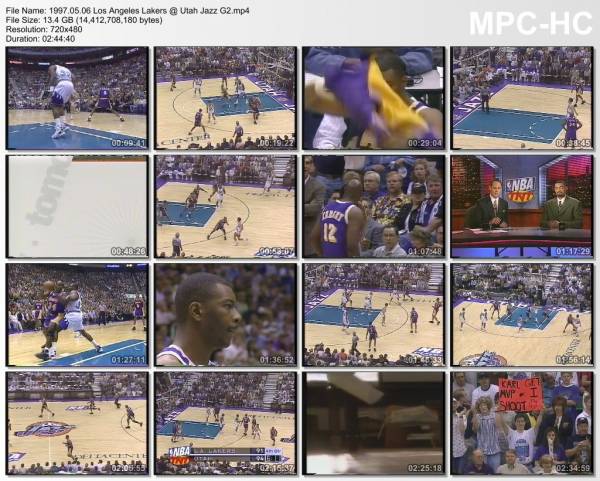 6.may 1997	Utah - Lakers (West Semifinals 1997,game 2)   103-101