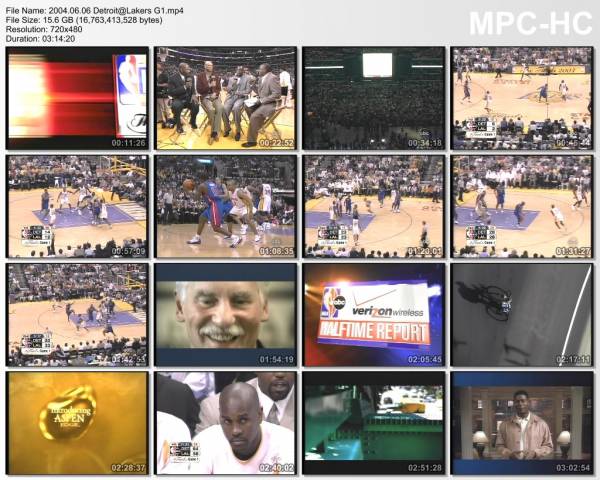 6.june 2004	Lakers - Detroit (NBA Finals 2004,game 1)   75-87