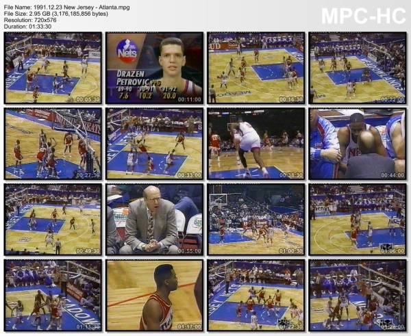 23.december 1991	New Jersey - Atlanta   105-93