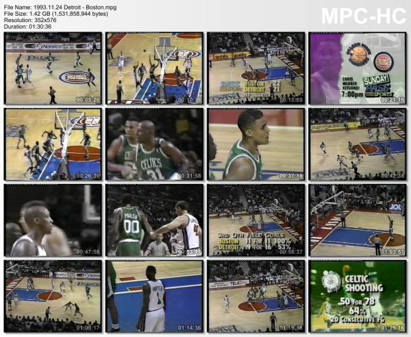 24.november 1993	Detroit - Boston   103-118
