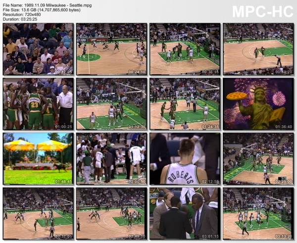 9.november 1989	Milwaukee - Seattle   155-154 (5OT)