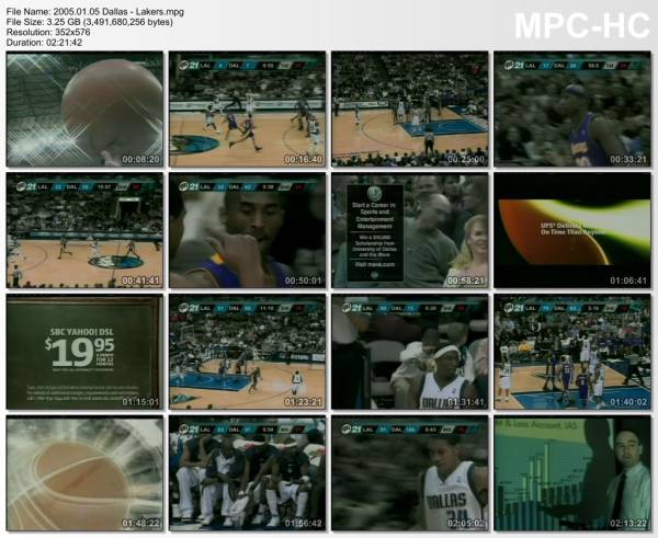 5.january 2005	Dallas - Lakers   118-104