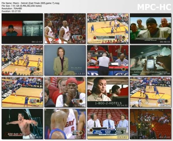 6.jun 2005	Miami - Detroit (East Finals 2005,game 7)   82-88