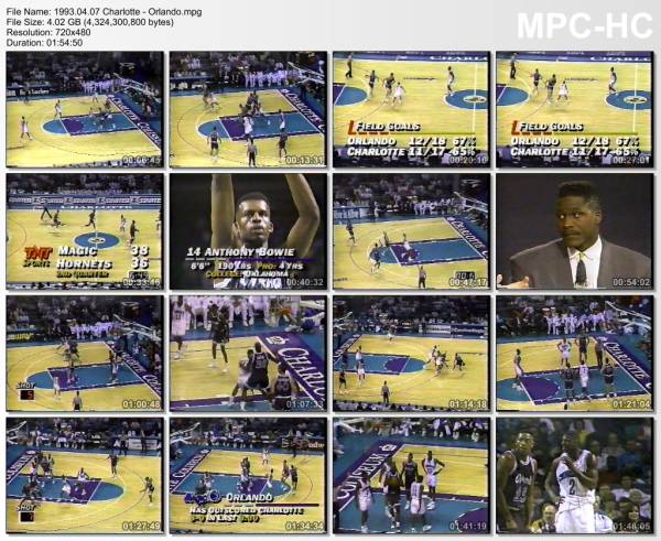 7.april 1993	Charlotte - Orlando   96-109