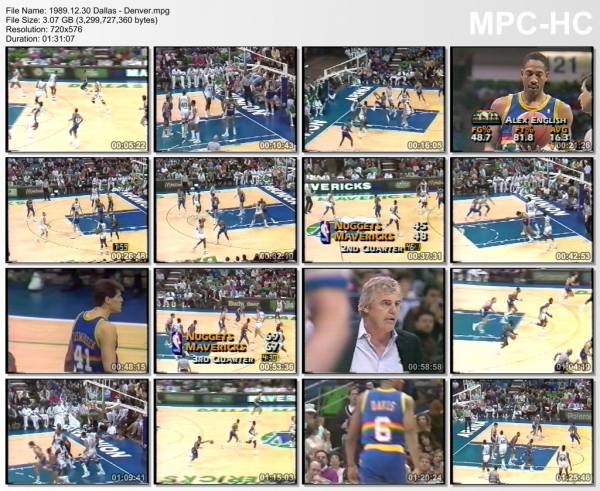 30.december 1989	Dallas - Denver   116-109 (OT)