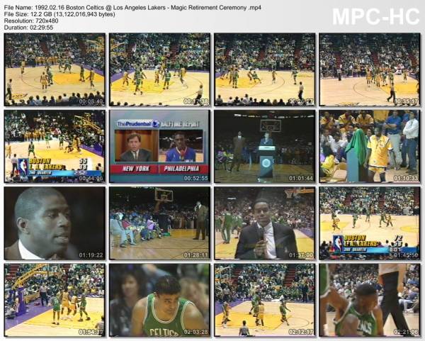 16.february 1992	Lakers - Boston   107-114