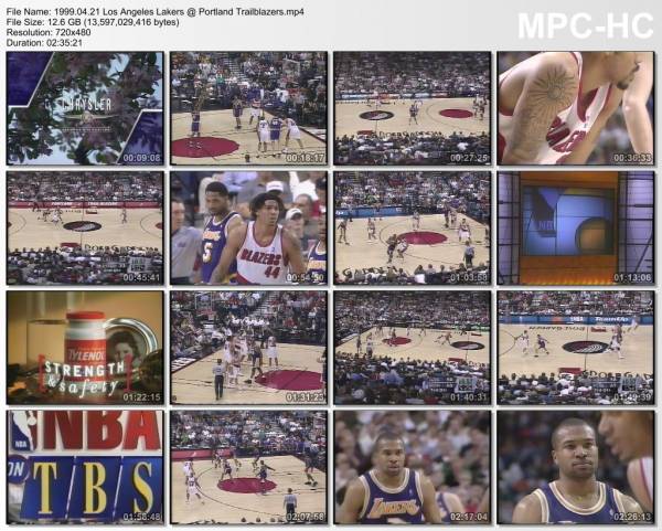 21.april 1999	Portland - Lakers   88-82