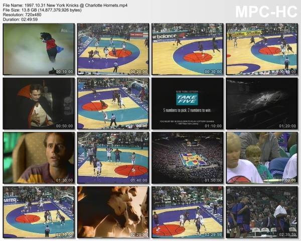 31.october 1997	Charlotte - New York   85-97