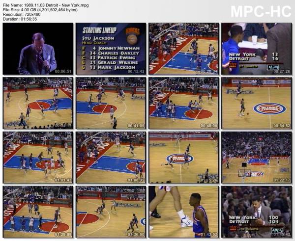 3.november 1989	Detroit - New York   106-103