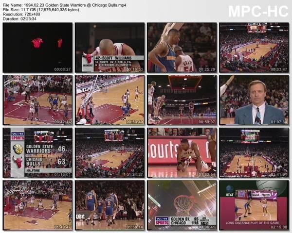 23.february 1994	Chicago - Golden State   123-100