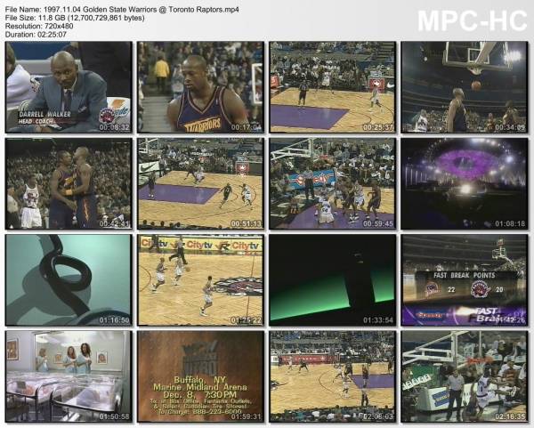 4.november 1997	Toronto - Golden State   104-86