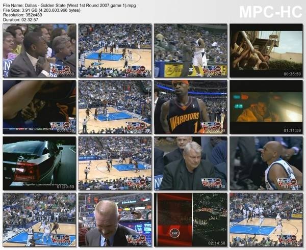 22.april 2007	Dallas - Golden State (West 1st Round 2007,game 1)   85-97