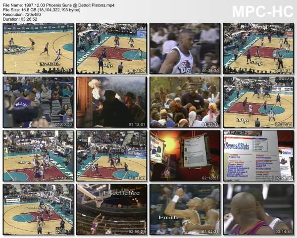 3.december 1997	Detroit - Phoenix   108-103 (3OT)
